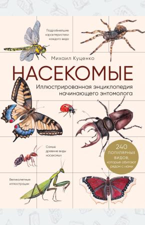  Насекомые. Иллюстрированная энциклопедия начинающего энтомолога. 240 популярных видов, которые обита