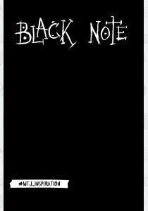  Black Note. Креативный блокнот с черными страницами