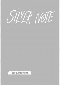  Silver Note. Креативный блокнот с серебряными страницами