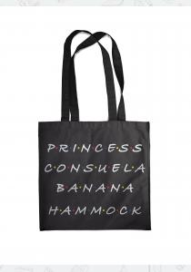  Сумка. Friends. Princess Consuela Banana-Hammock (черная, 38х43 см, длина ручек 58 см)